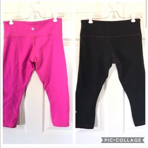 Lululemon Crop *Reversible
Black / Paris Pink 4/6?
